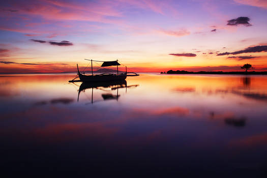 Sunset at Burot Beach