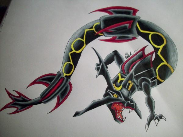 Shiny Rayquaza by LonelySkyy on DeviantArt  Pokemon rayquaza, Dragon type  pokemon, Pokemon painting