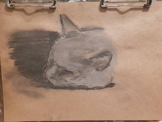 Cat soft pastel (sauce) sketch 2