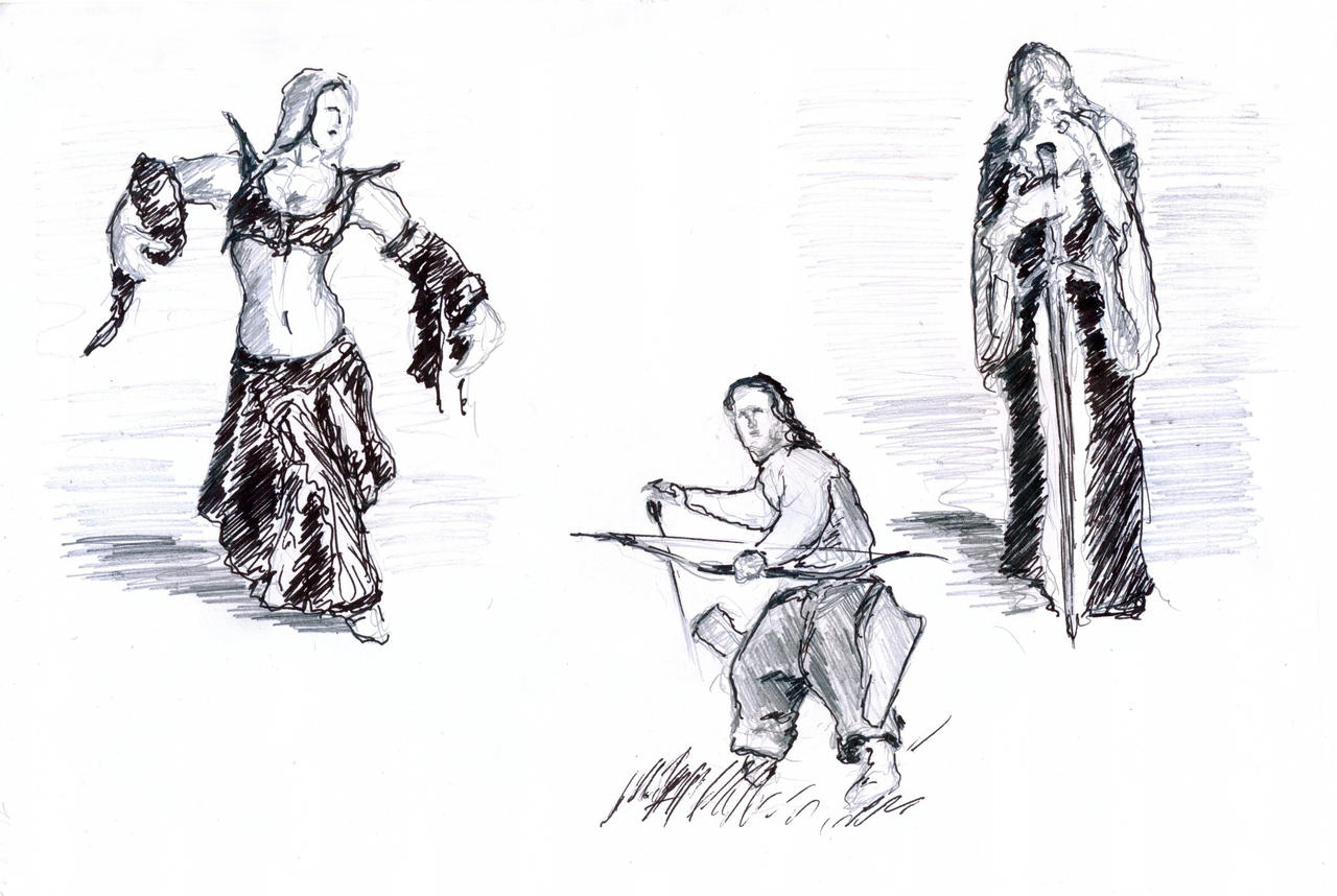 Very Fast Figure Fast figure sketches 6 by Panchuali on DeviantArt