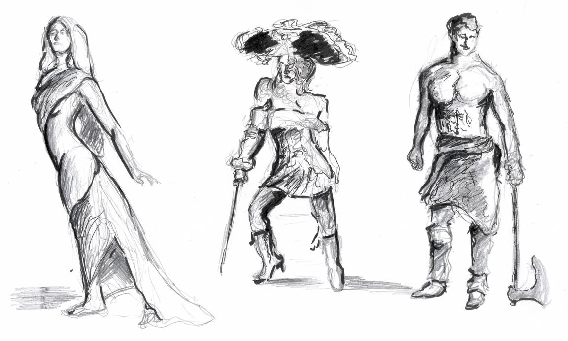 Very Fast Figure Fast figure sketches 44 by Panchuali on DeviantArt