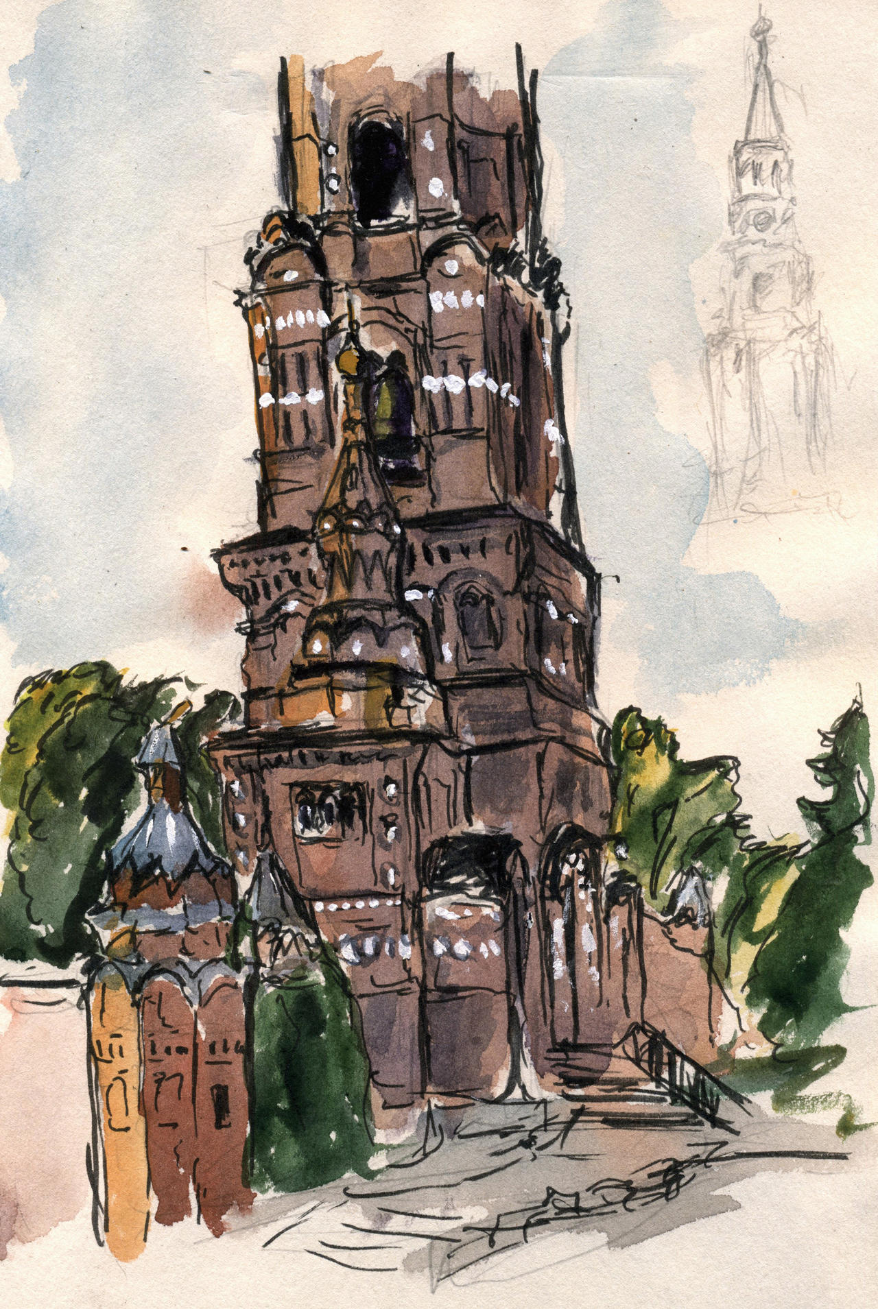 Watercolor sketch 07 july 2024