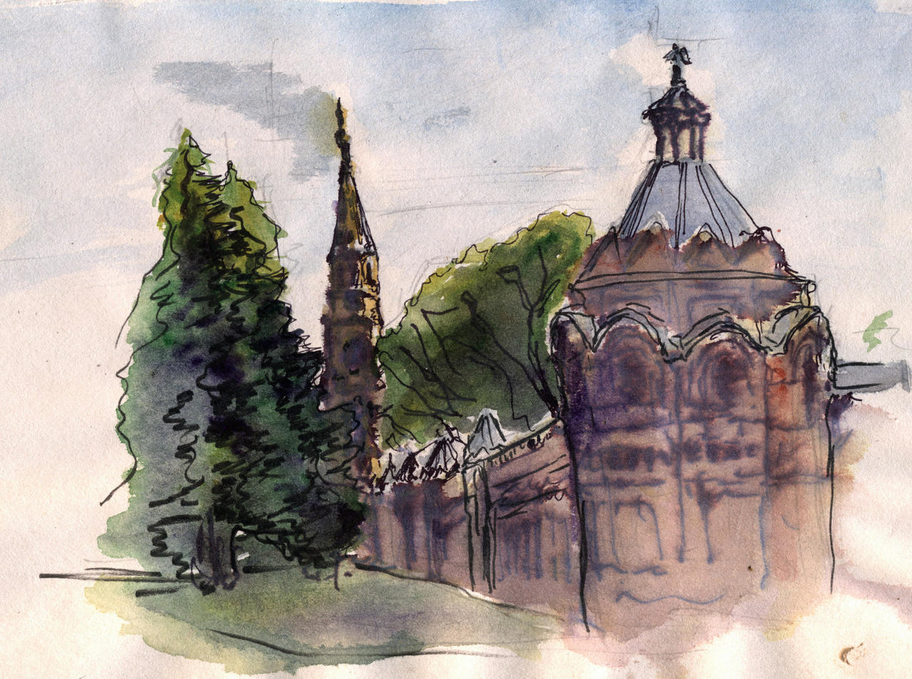 Watercolor sketch 12 july 2024