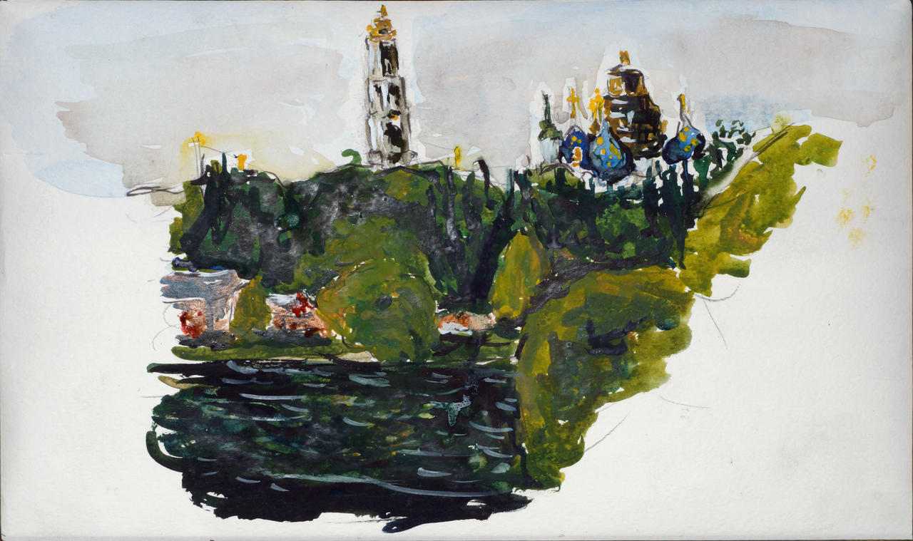 Watercolor sketch 31 august 2024 Lavra