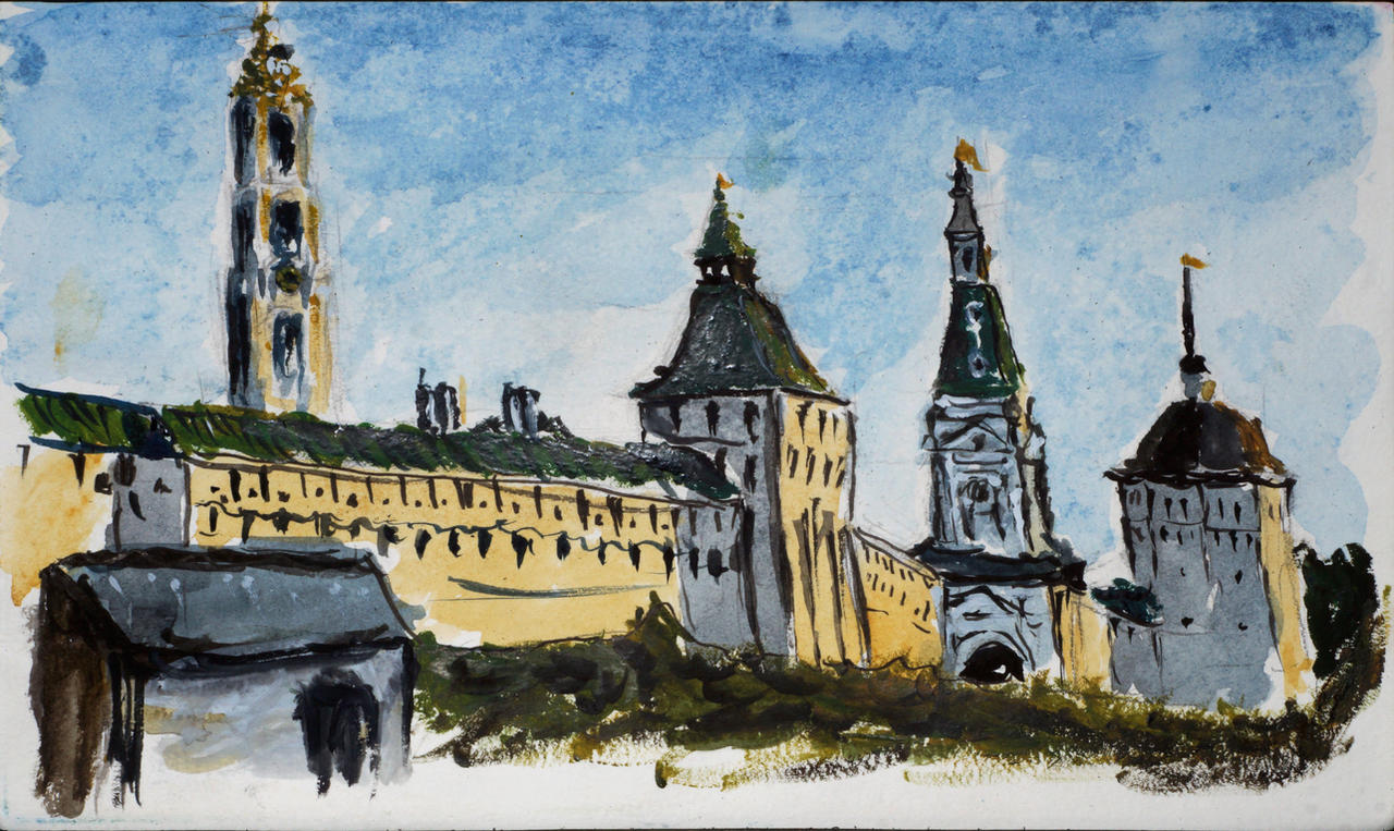 Watercolor sketch 05 september 2024 Lavra