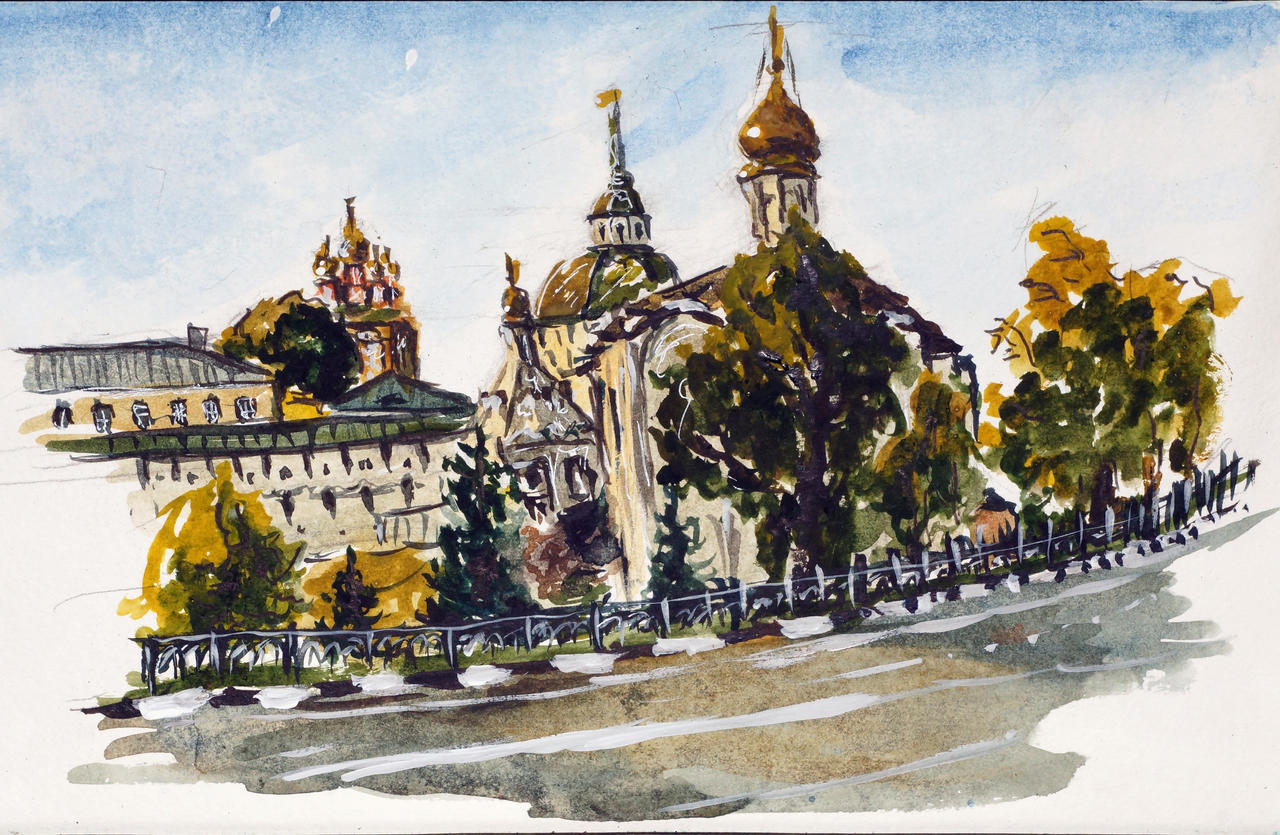 Watercolor sketch 08 september 2024 Lavra