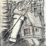 Baba Yaga (preliminary sketch)