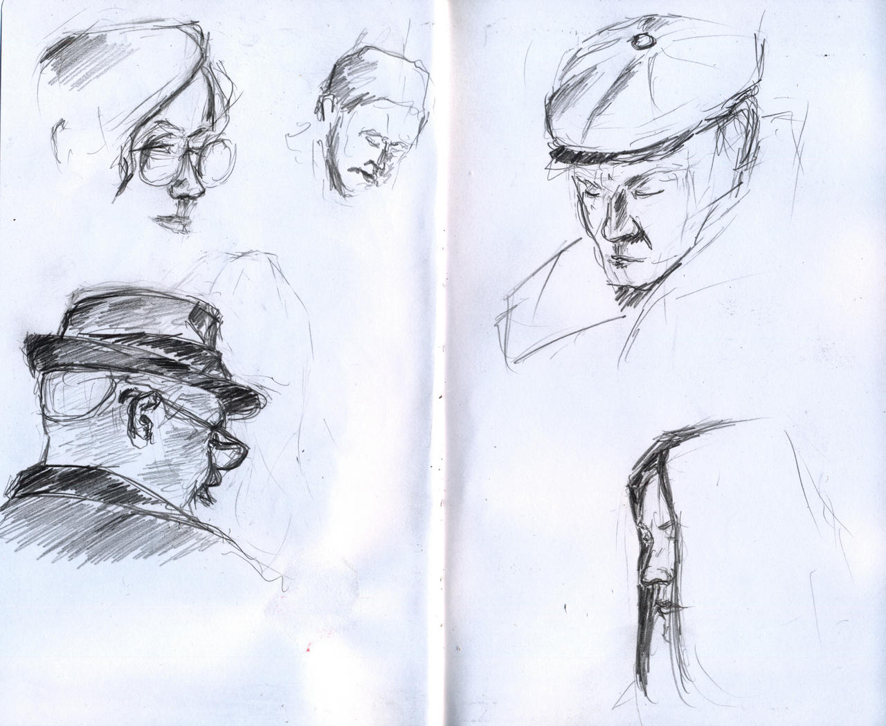 Fast sketches from suburban train 12 march 2025