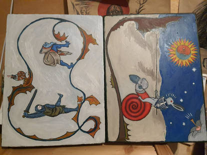 An old (renewed) sketch box
