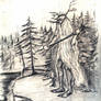Guardian of the woodland (preliminary sketch)