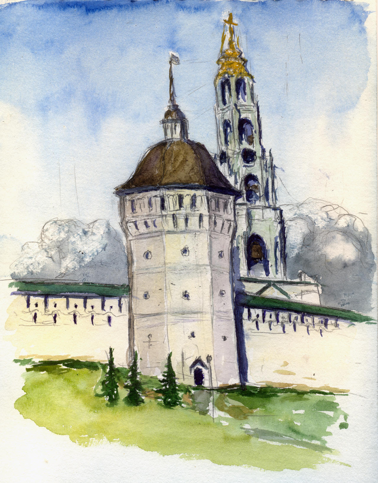 Watercolor sketch 01 June 2025 Lavra