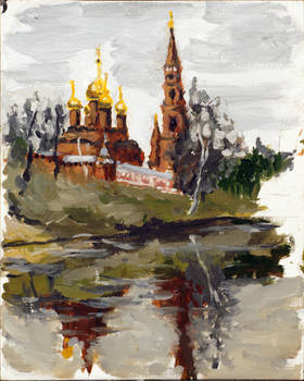 Oil sketch 02 November 2025 Chernigovsky skete