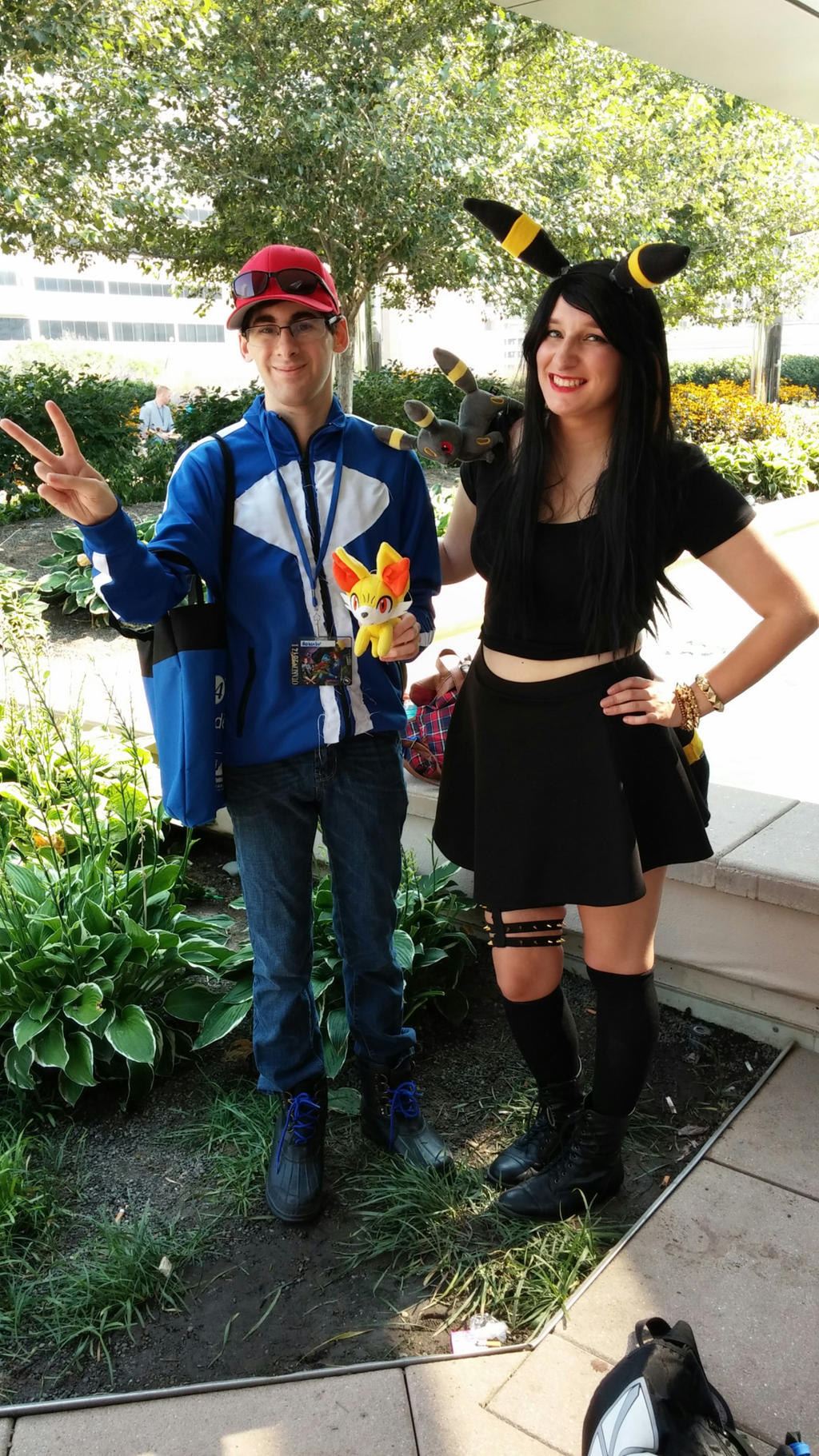 Otakon2014- Calem and Umbreon