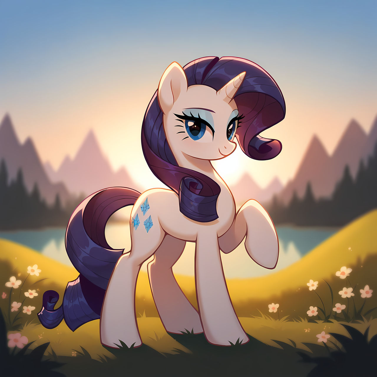 Beautiful Rara (My little pony art) by FurryWorldAI on DeviantArt