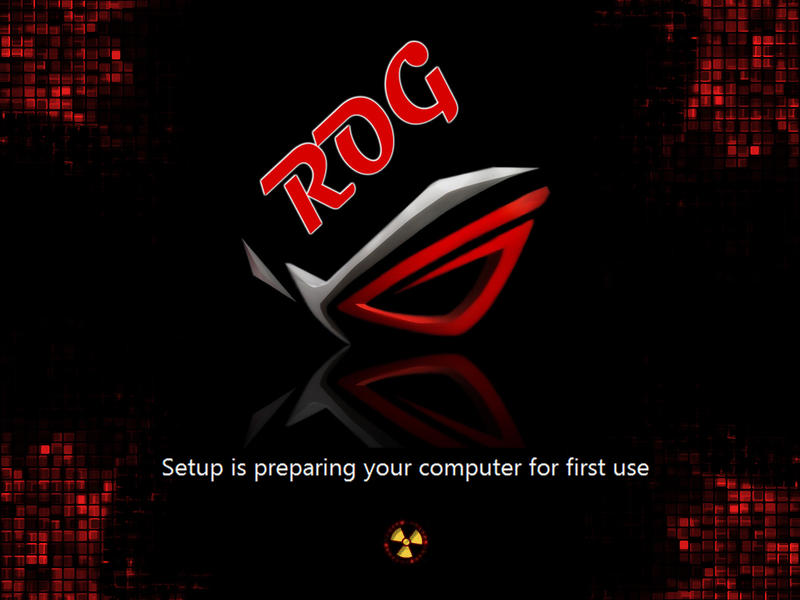 Windows 7 ROG Setup Screen by liter on DeviantArt