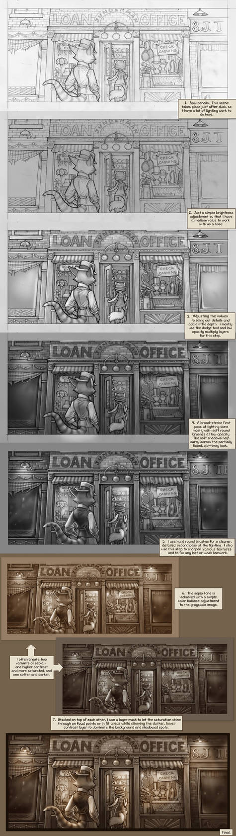 Lackadaisy Process by tracyjb