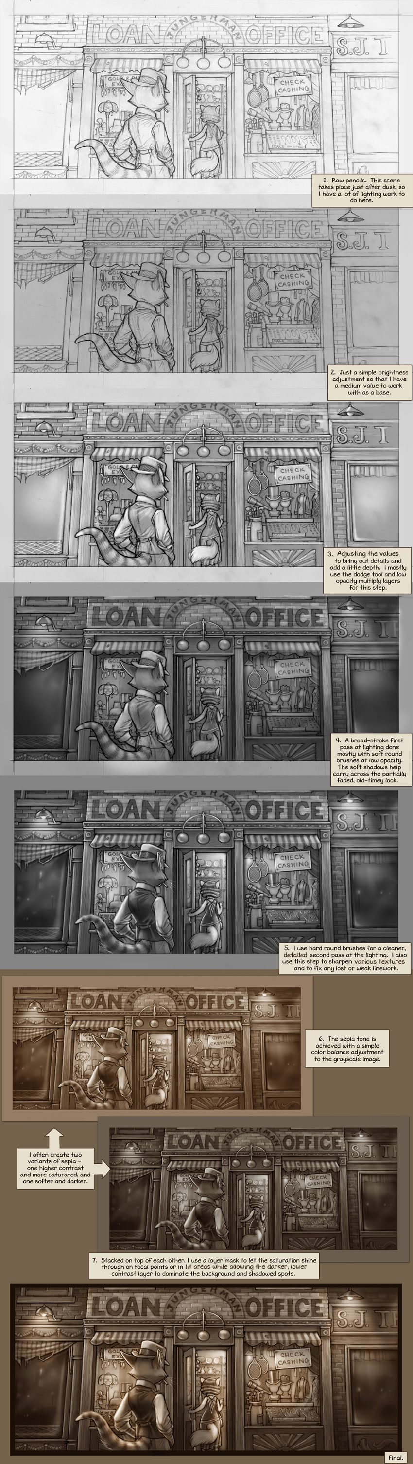 Lackadaisy Process by tracyjb