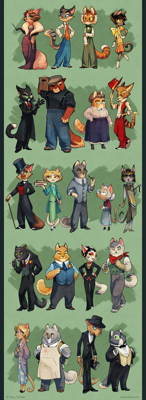 Lackadaisy Pastiche
