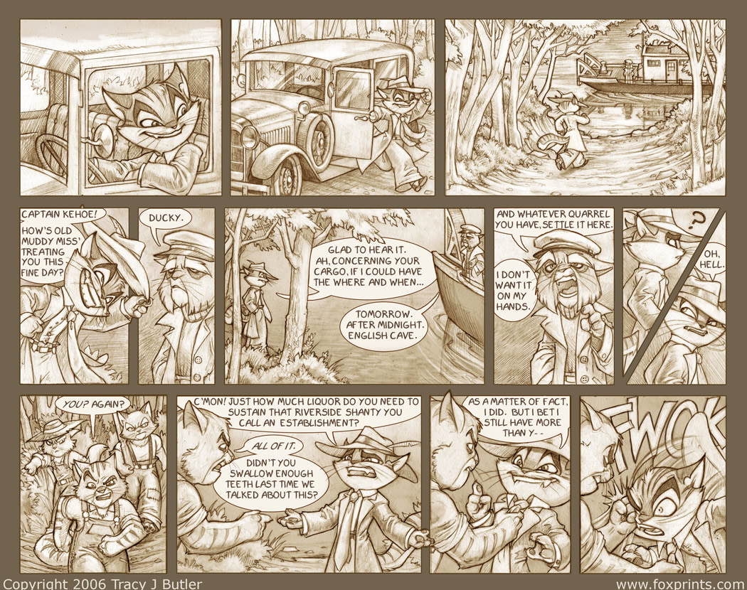 Lackadaisy Rumrunner by tracyjb