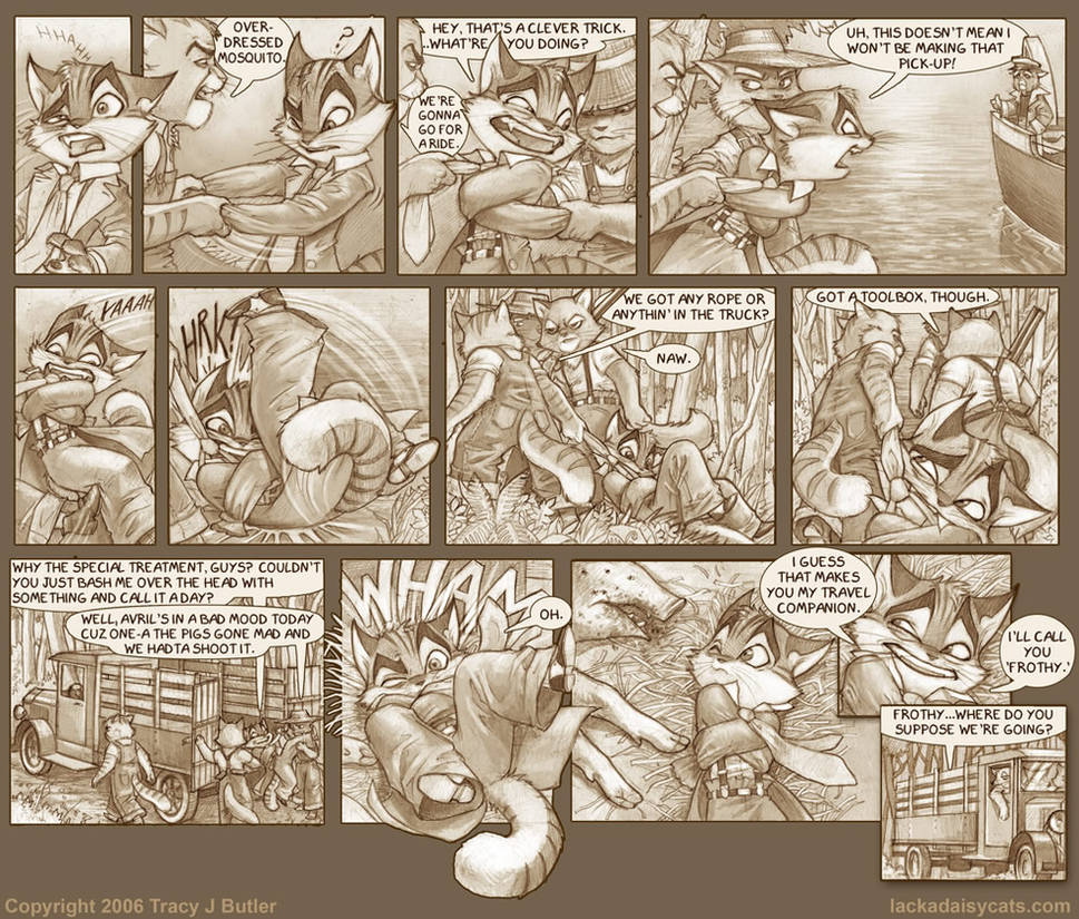 Lackadaisy Hydrophoby by tracyjb