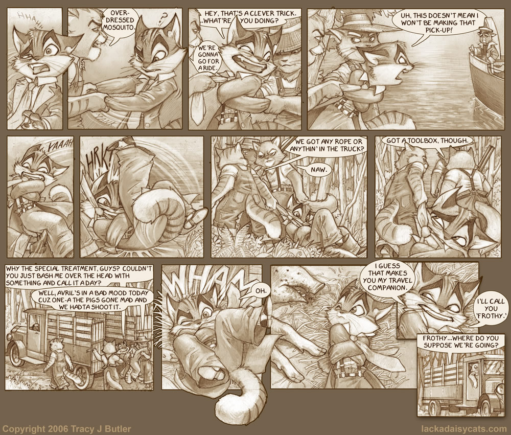 Lackadaisy Hydrophoby by tracyjb