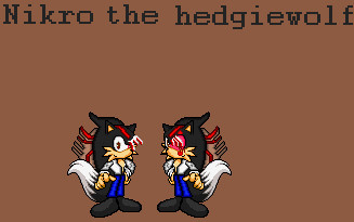 Nikro the hedgiewolf