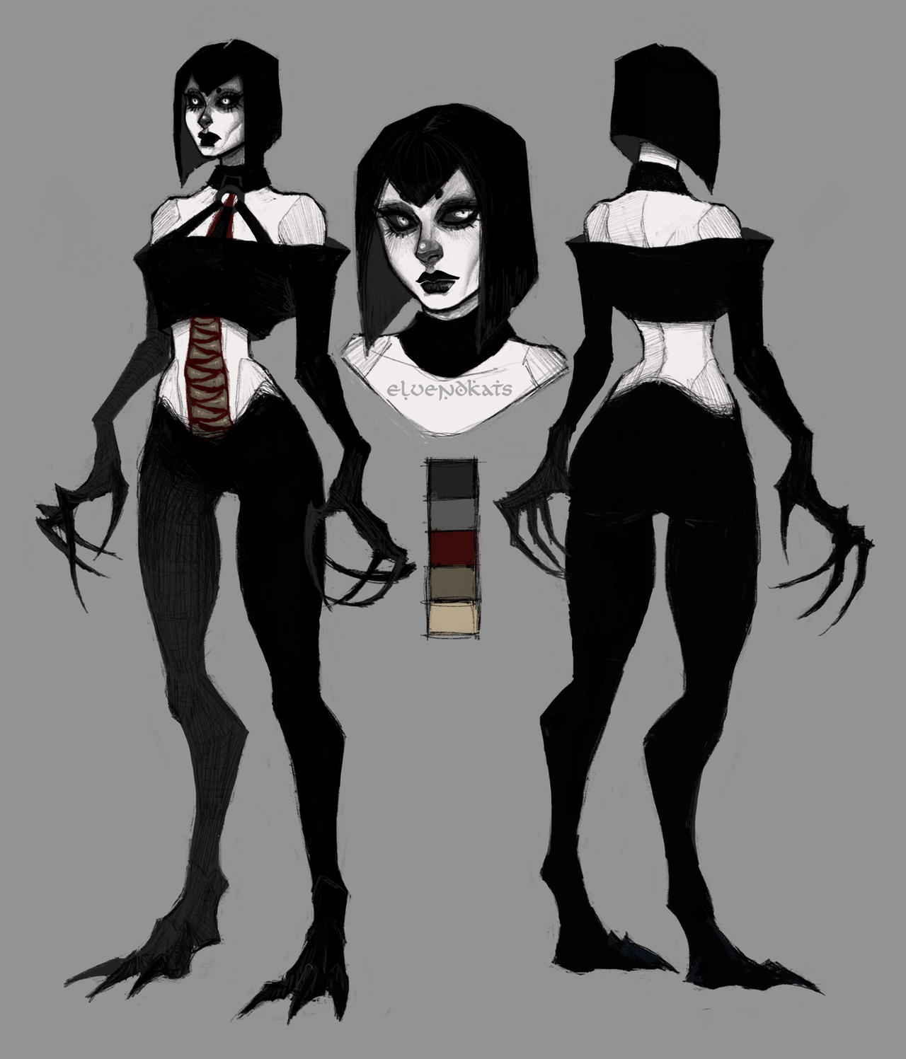 OC concept art. by Elvendkats on DeviantArt