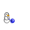 Snowman Glomp by Waterelements