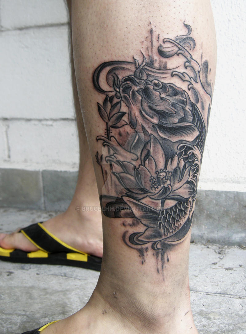Oriental Koi Fish Tattoo by brucelhh on DeviantArt