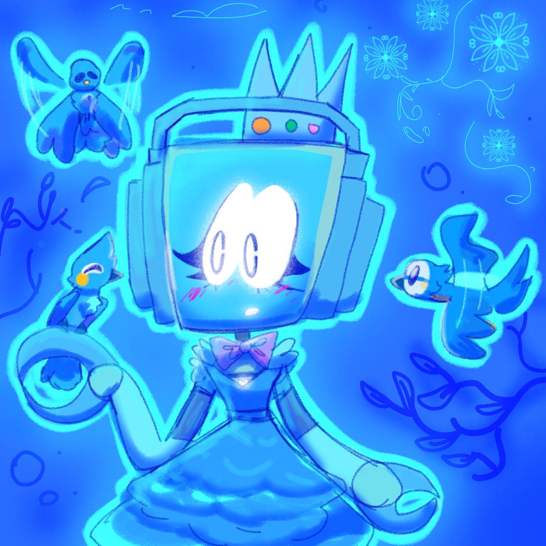 Fandroid Fnf Princess fandroid by LunadakatYT on DeviantArt