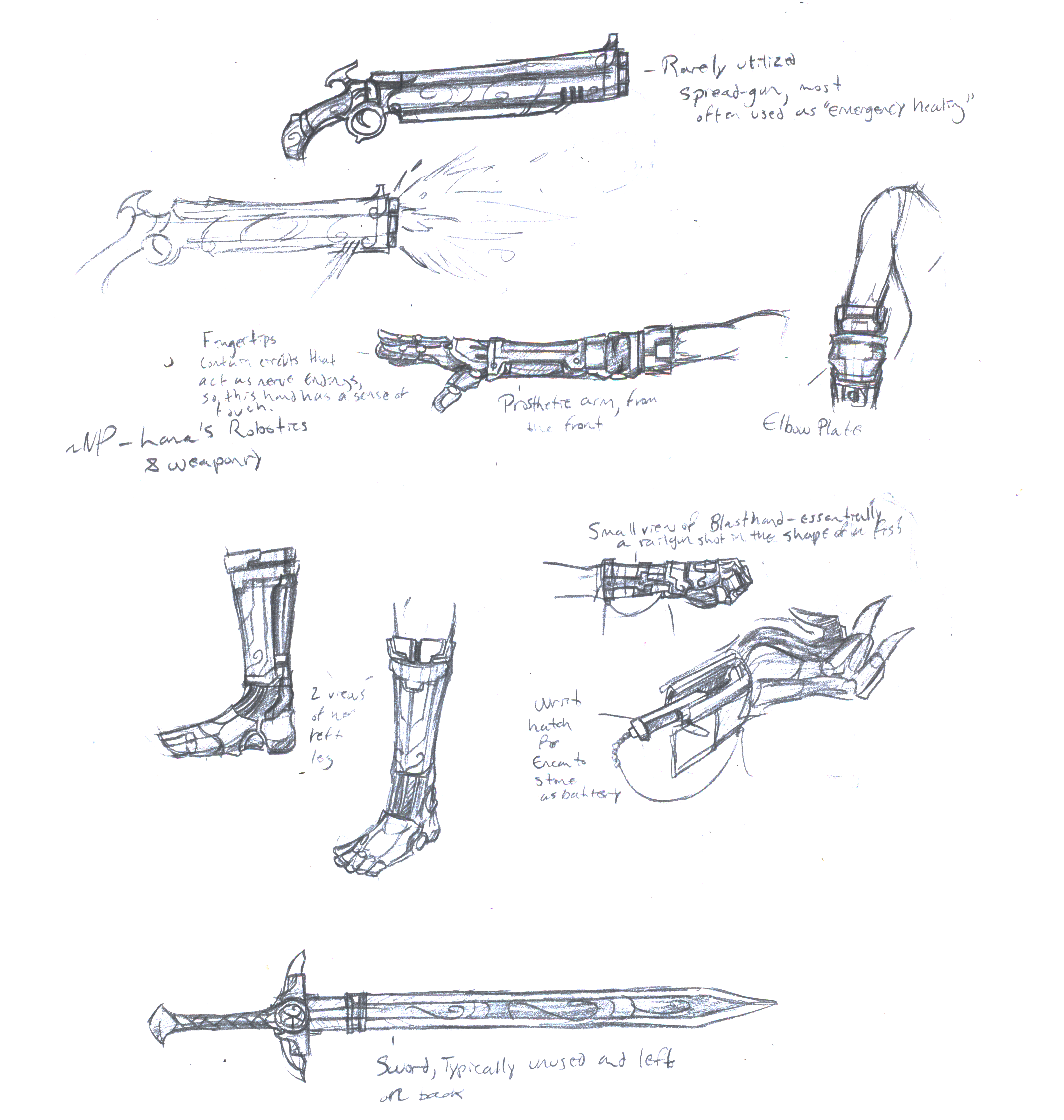 Sketch Thing - Lana's Robotics and Weapons