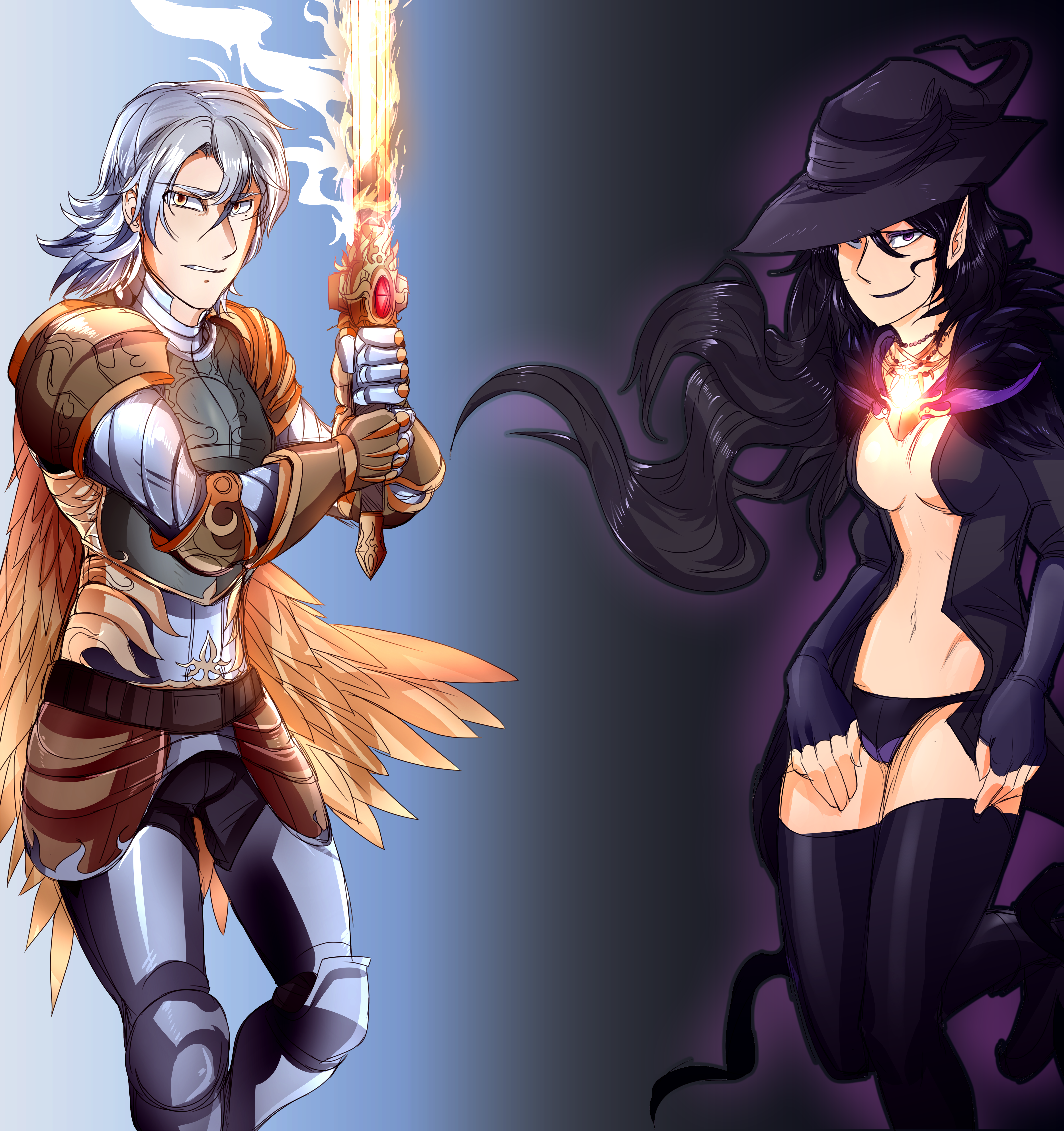 Pathfinder - Nyx and Saundor