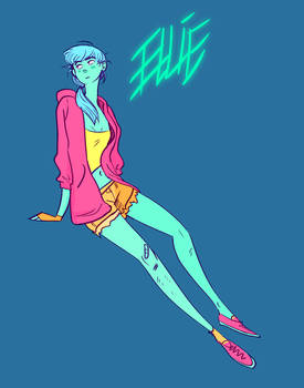 Neon girl