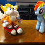 Tails Vs. Rainbow Dash - Let's Fly!