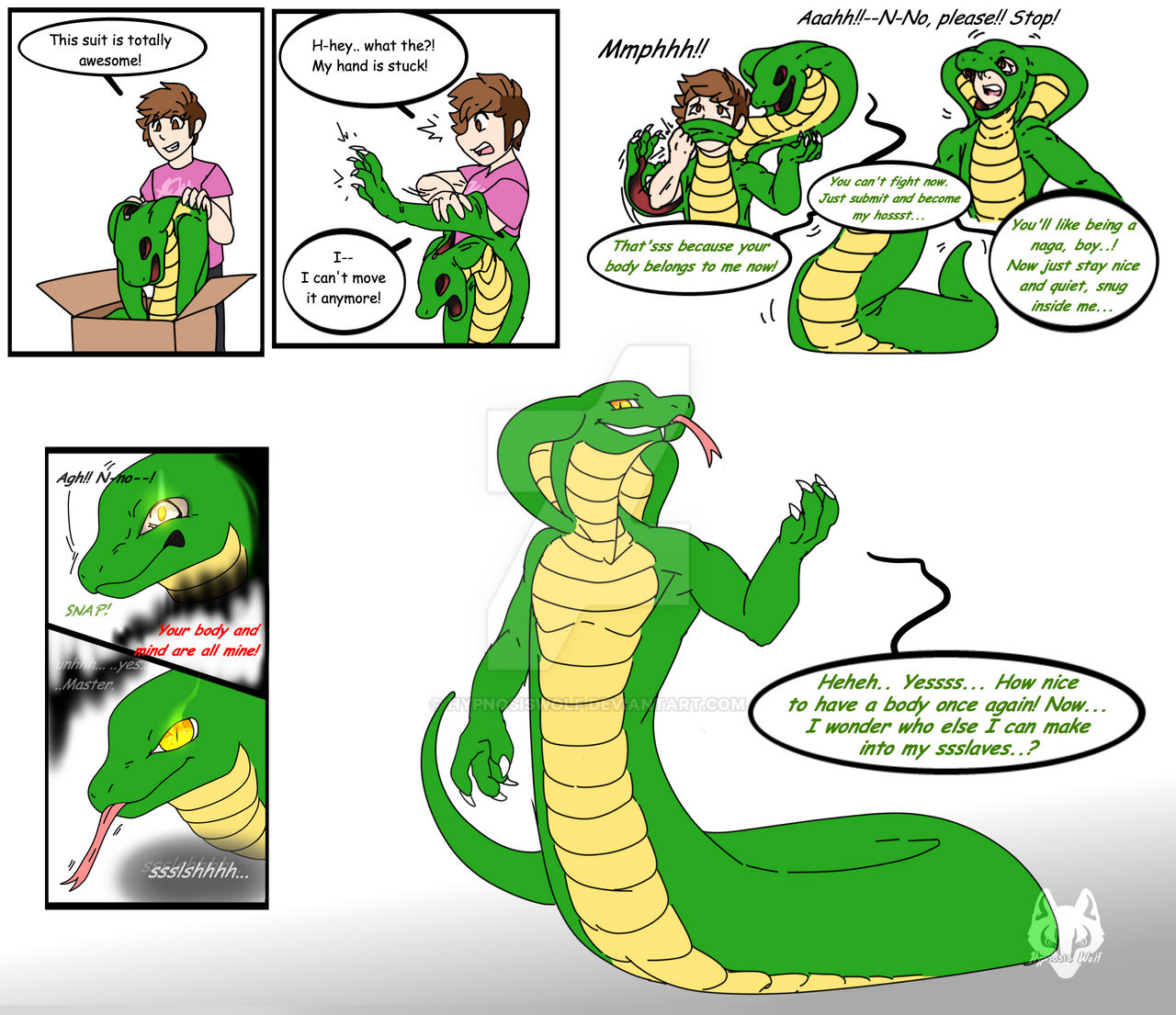 Naga Living Suit TF By HypnosisWolf On DeviantArt naga-living-suit-tf-by-hypnosiswolf-on-deviantart