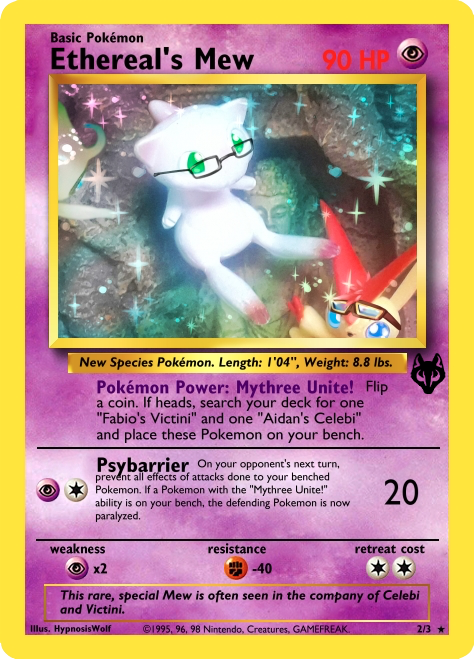 Pokemon Card - #151 Mew by Nova-Nebulas on DeviantArt