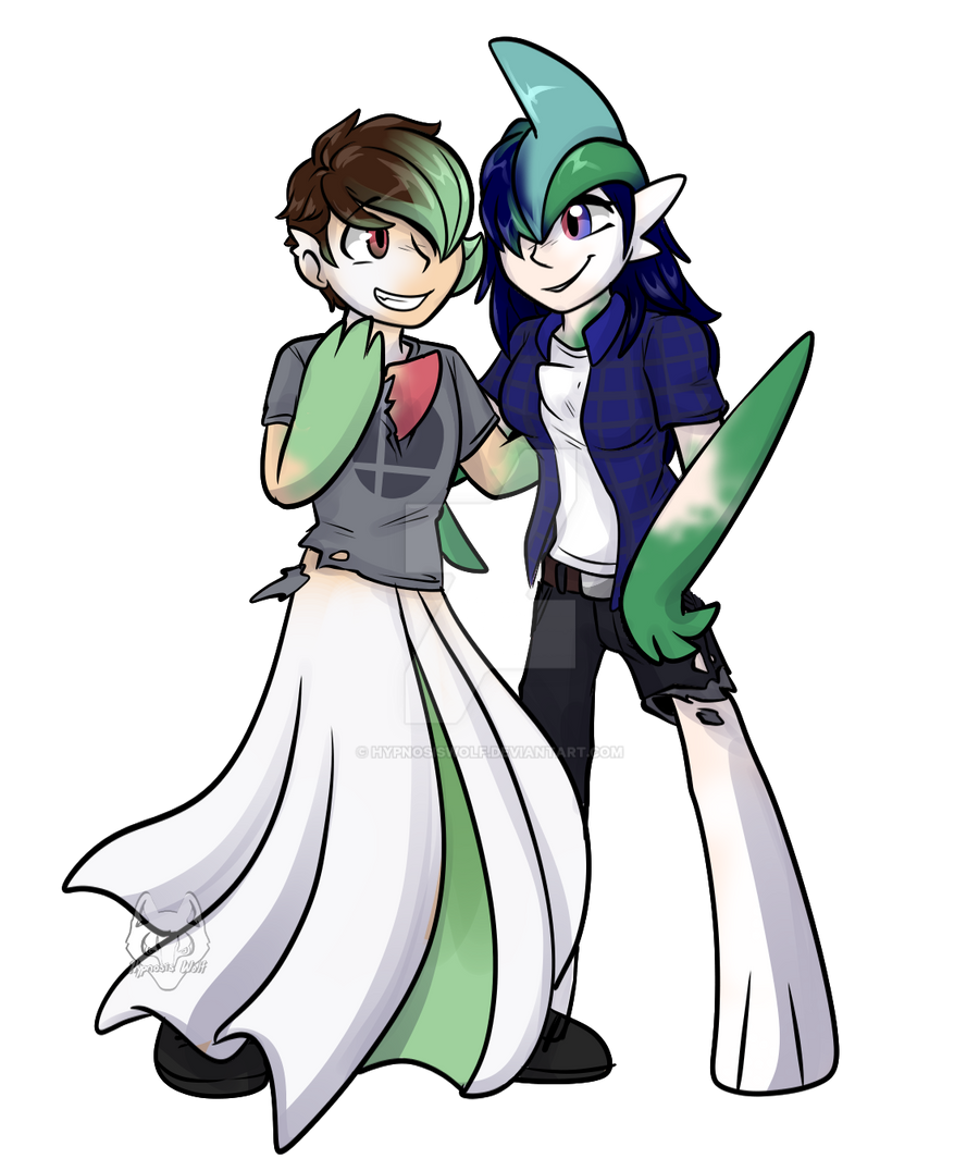 Gardevoir and Gallade, psychic duo. by leonardoxy on DeviantArt