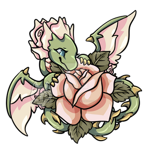 Blush Rose Dragon
