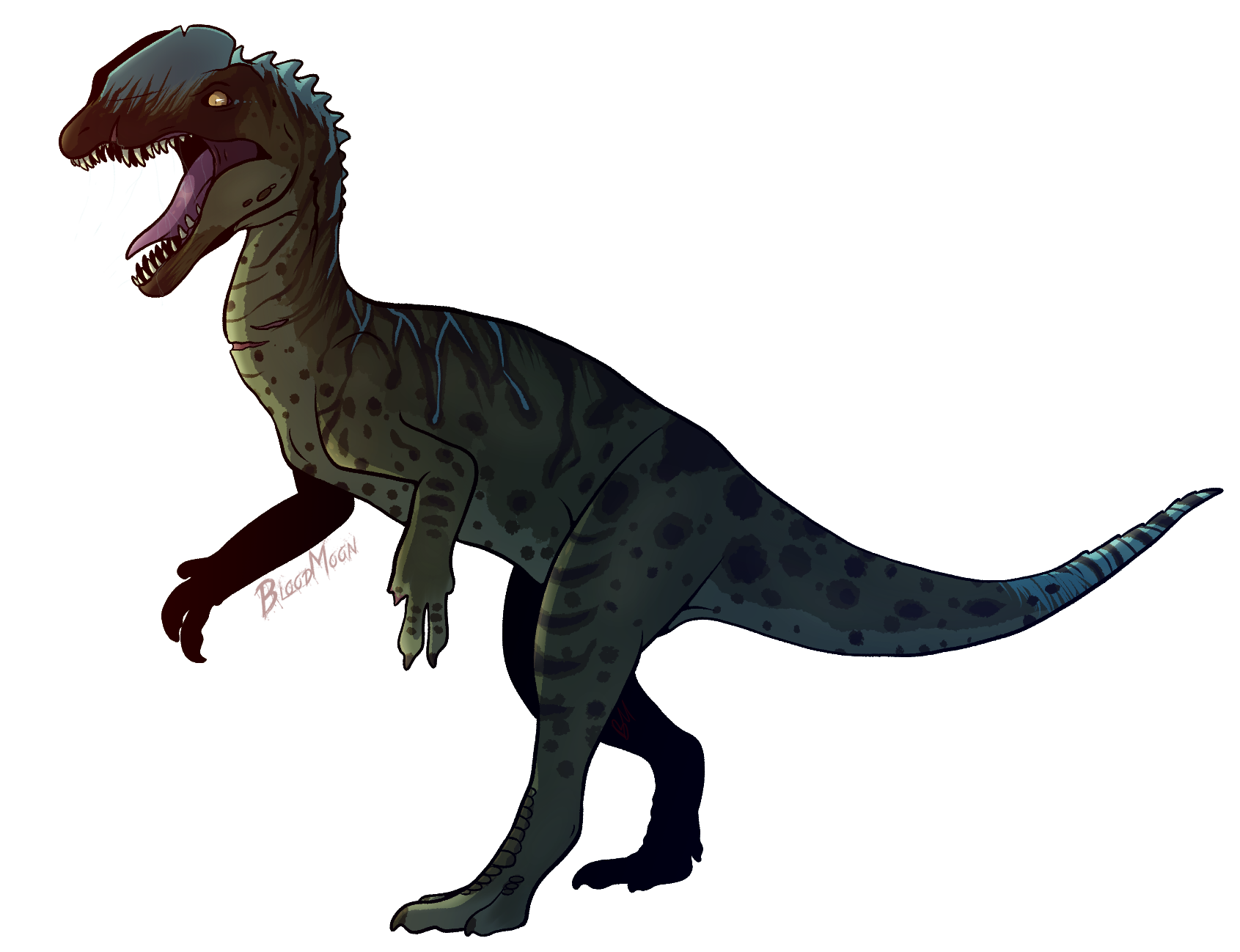 Dilo full body by 1BloodMoon1 on DeviantArt