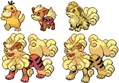 growlithe vulpix splices