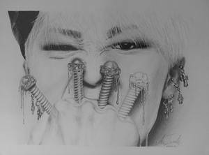 G-Dragon -Pencil Drawing