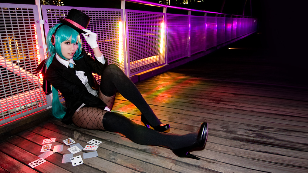 Cosplay-Magician Miku