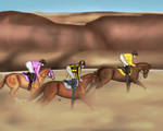 Mares Ahead by wingedbutt