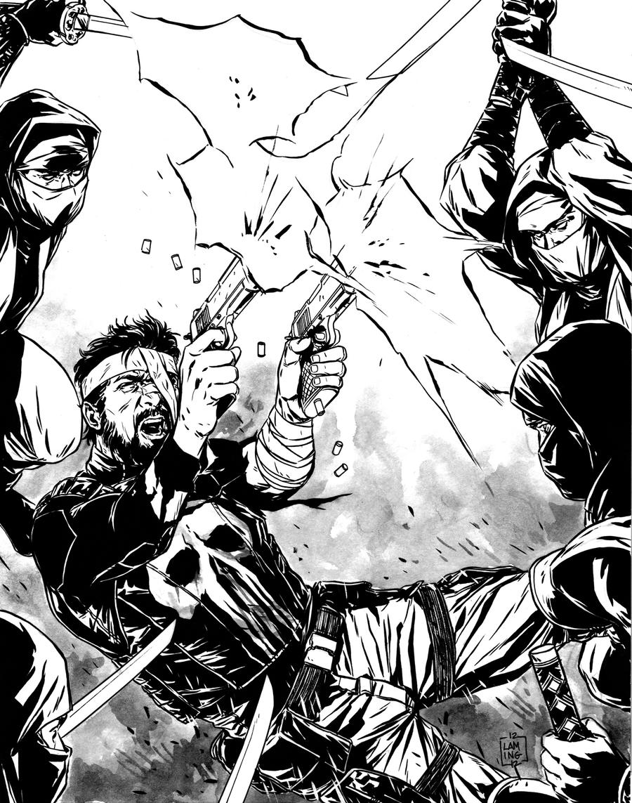 Punisher vs the Hand