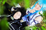 Kirito and Asuna - Sleeping