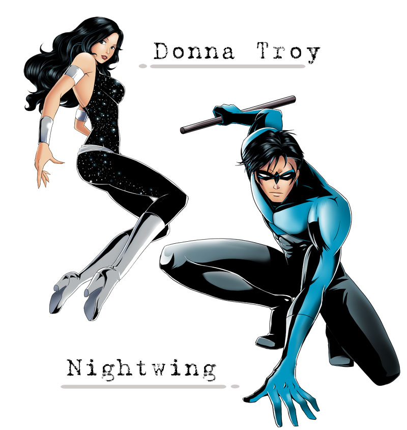 commish: Donna and Nightwing