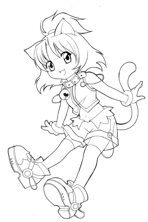 unfinished chibi catgirl by nekoshiei on DeviantArt