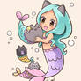 Mermaid Pusheen