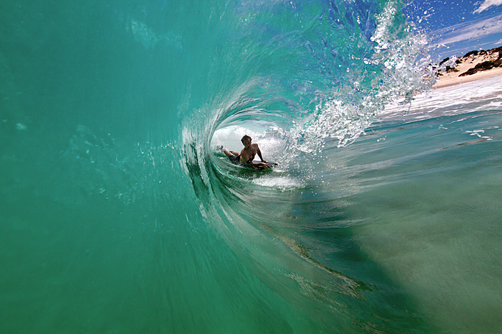 Surfing cyclone swell in Perth