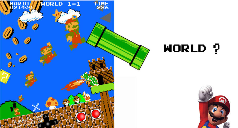 Mario Back Then Mario then and now poster by niptucker on DeviantArt
